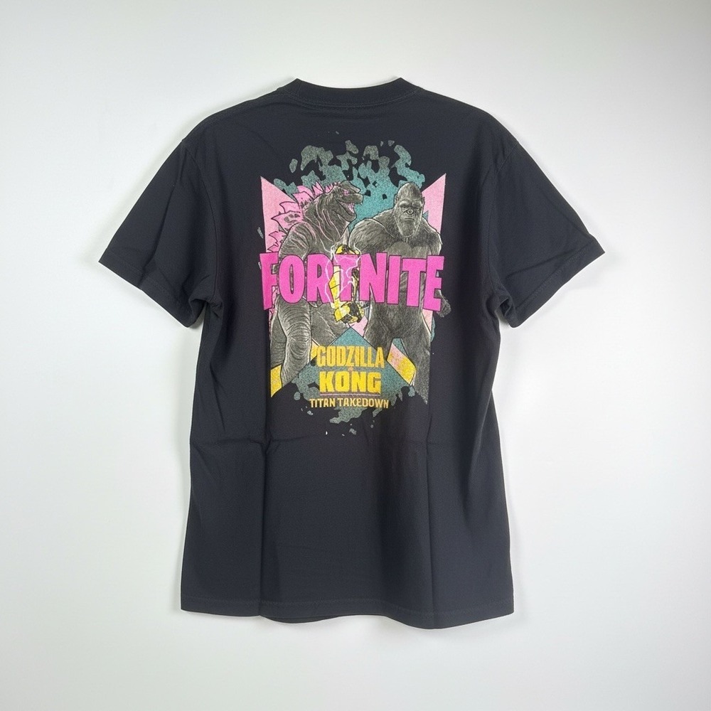 Fortnite Godzilla x Kong Black T-shirt, Small